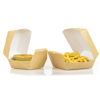clamshell burger boxes with pie and chips  - Thumbnail