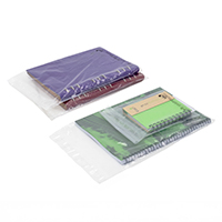 Clear polythene mailing bags