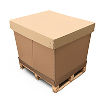 Cardboard pallet boxes