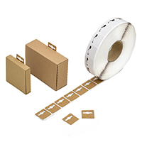 Paper euro slot hang tabs