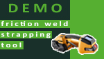 Friction Weld Strapping Tool