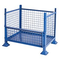 Half drop side pallets