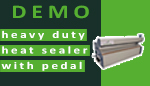Heavy Duty Heat Sealer with pedal