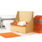 LR tissue roll product orange white - Small
