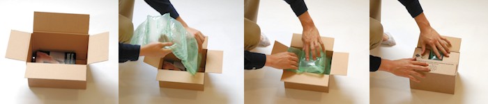 Void fill with Mini Air cushions