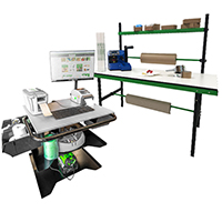 Packing stations and benches