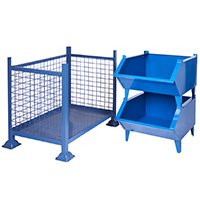 Steel pallet stillages