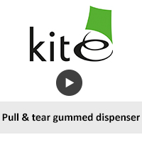 Pull & Tear Manual Gummed Paper Dispenser