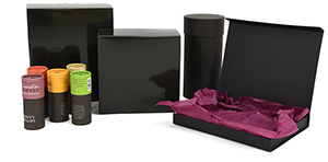 examples of black retail packaging
