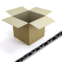 Single wall cardboard boxes