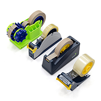 Bench and desktop tape dispensers