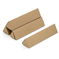 Triangular postal tubes (flat-packed)